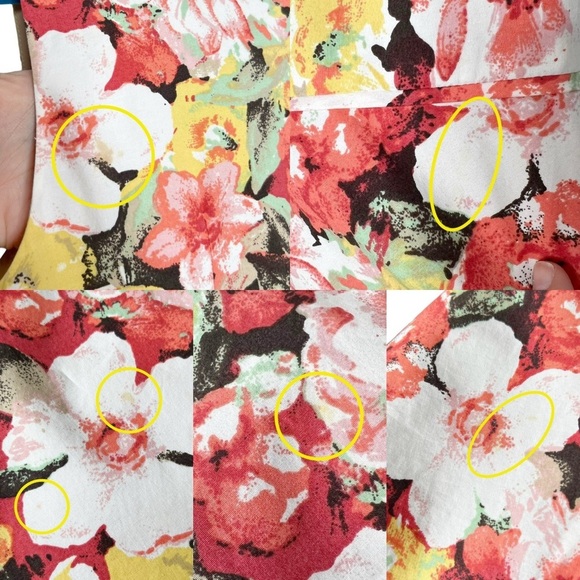 Ann Taylor Factory Floral V Neck Midi Tea Party A Line Dress - Picture 13 of 13